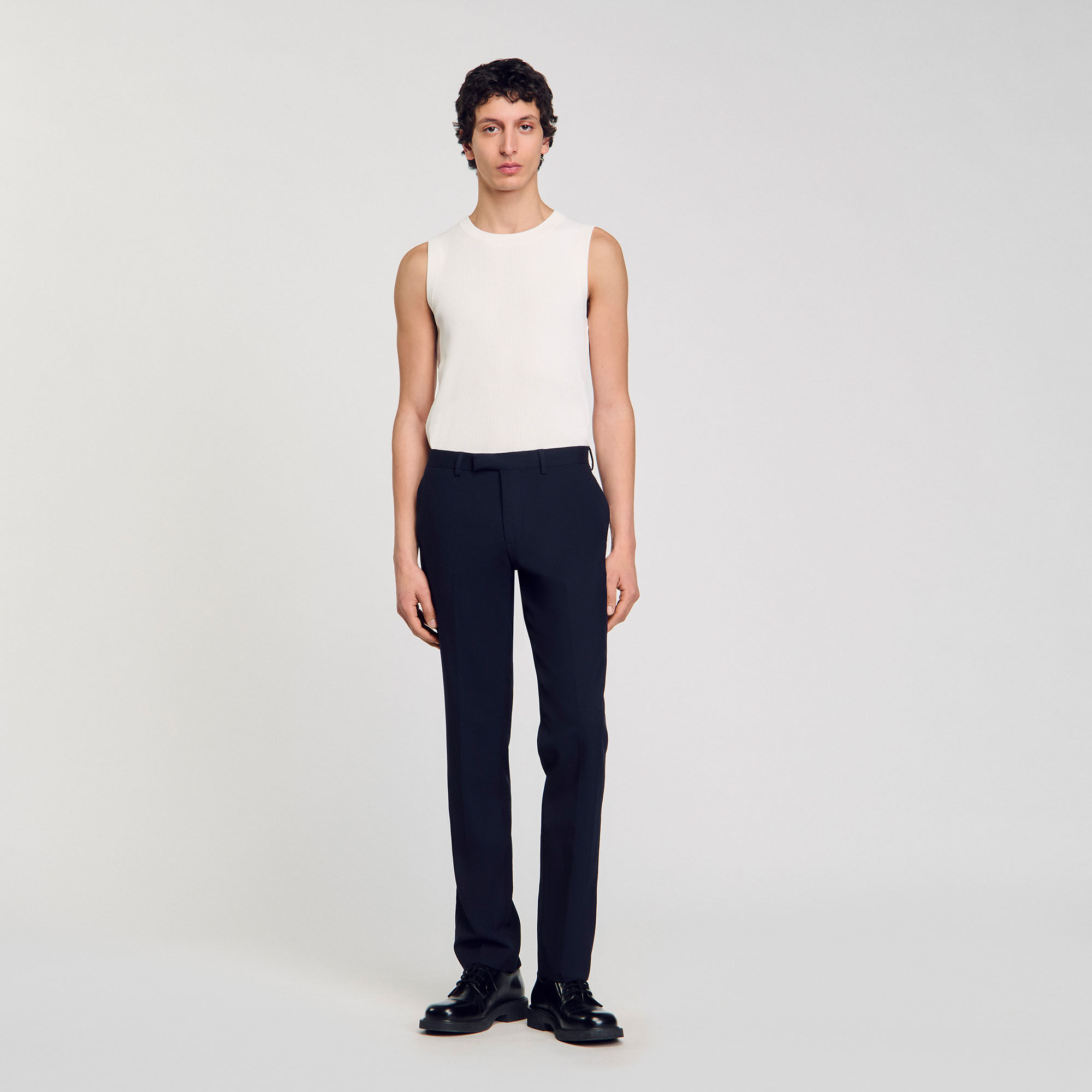 Pantalón de traje de lana