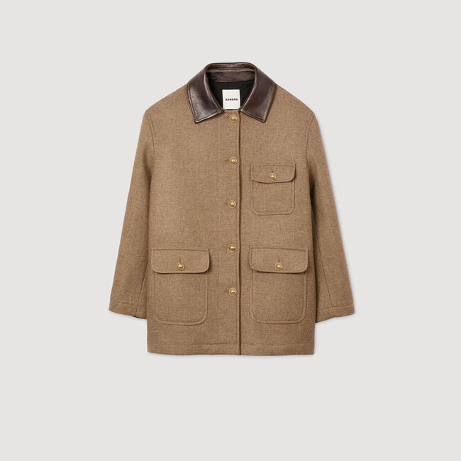 Abrigo de tweed