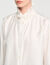 Camisa seda con cuello fruncido
