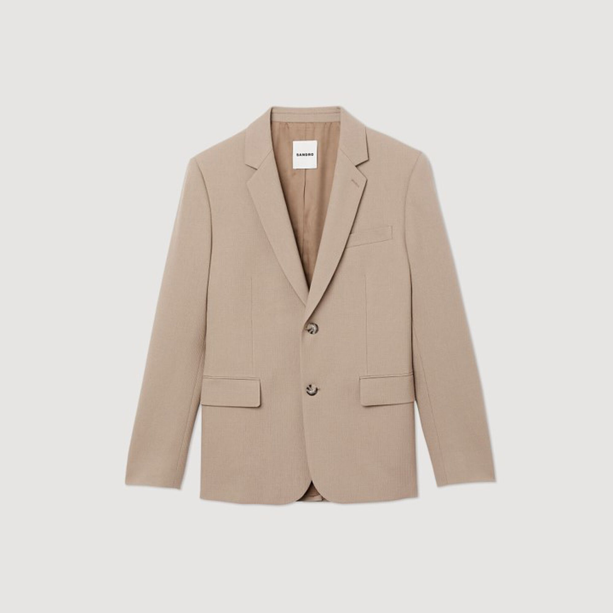 Chaqueta de traje de lana