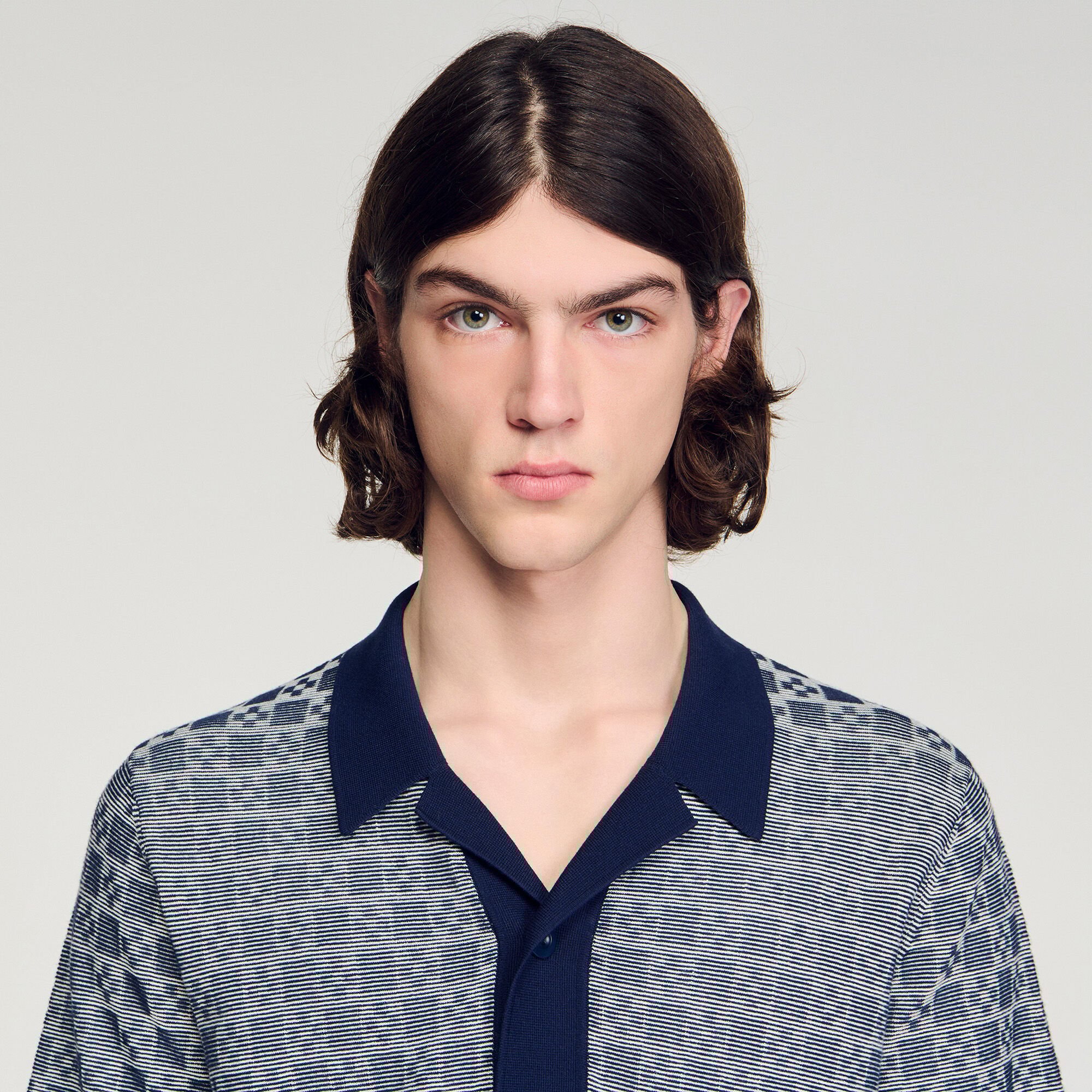 Camisa jacquard Square Cross