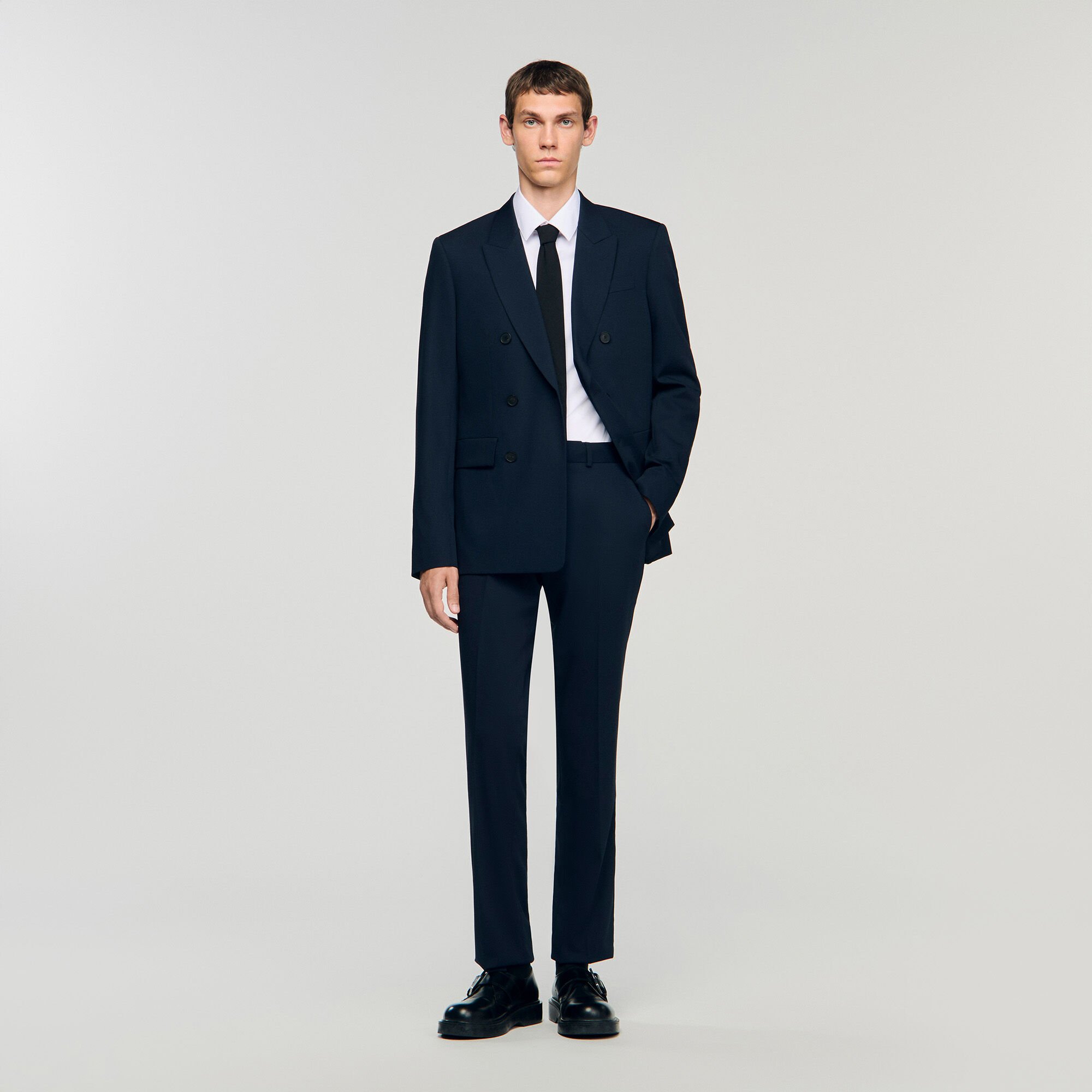 Pantalón de traje  ancho