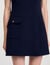Vestido corto con botones
