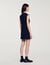 Vestido corto con botones