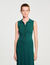 Vestido de punto con cuello polo