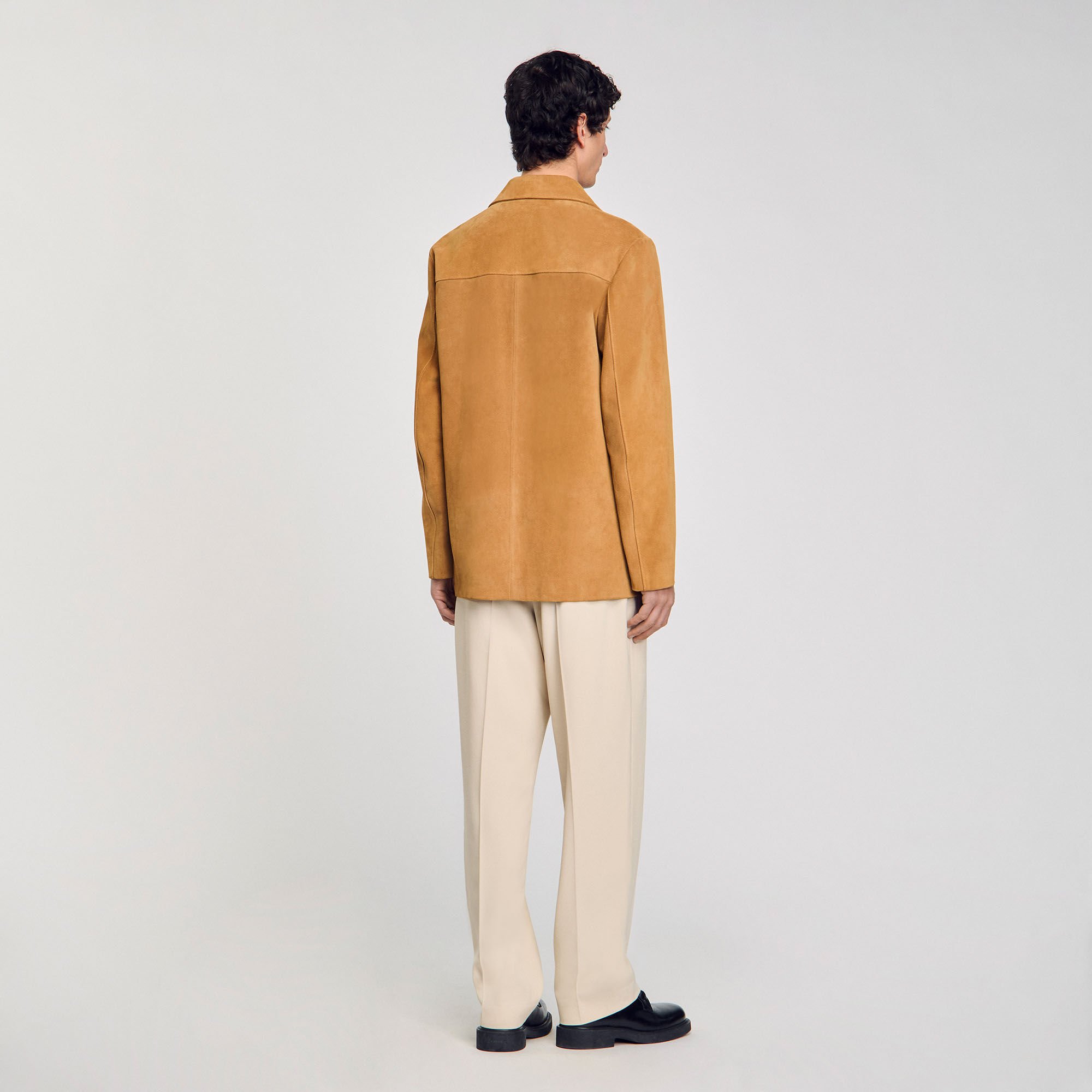 Chaqueta de serraje