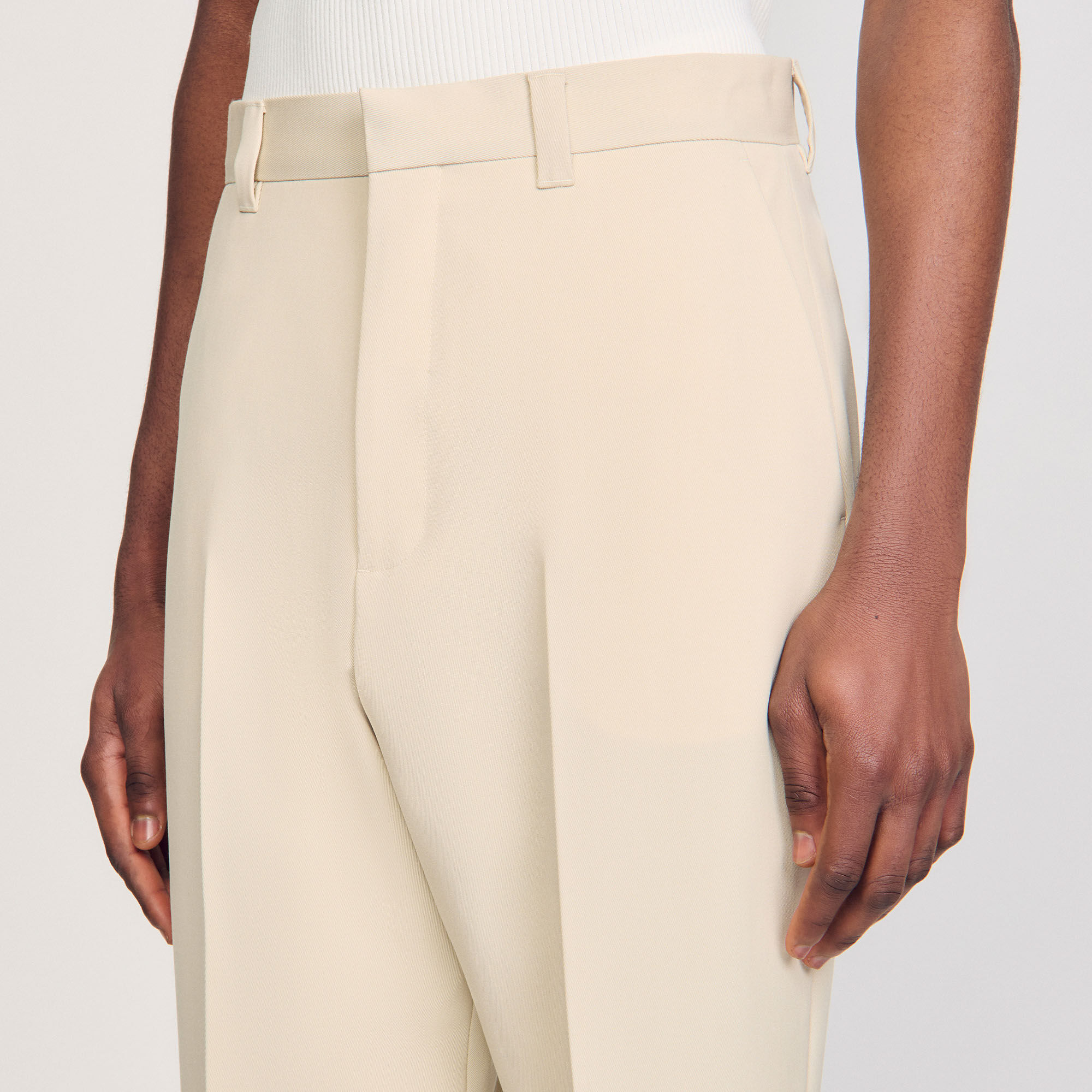 Pantalón de traje de lana