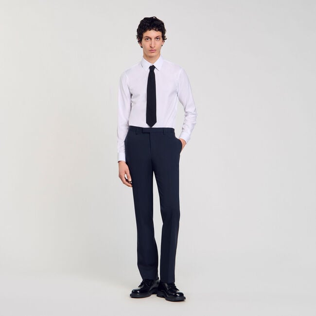 Pantalón de traje de lana