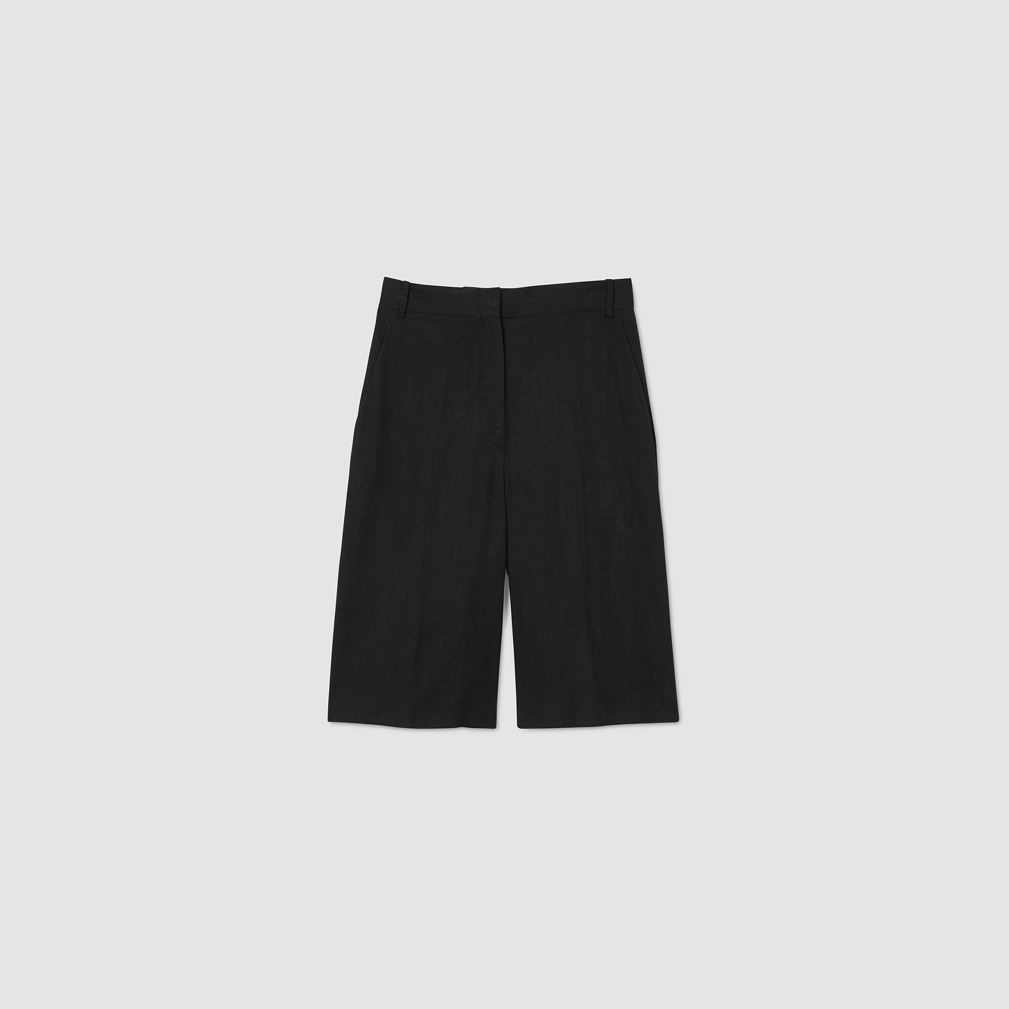 Bermudas de mezcla de lino