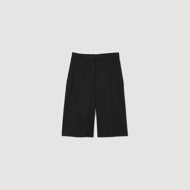 Bermudas de mezcla de lino