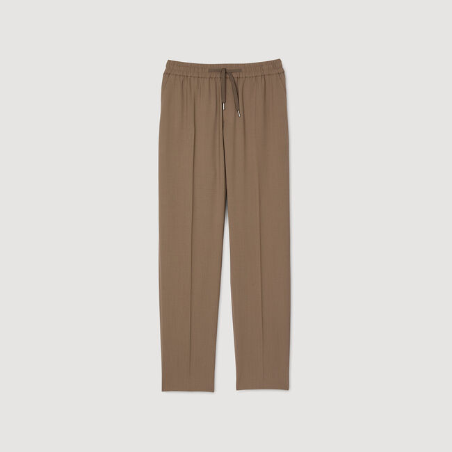 Pantalón recto elástico