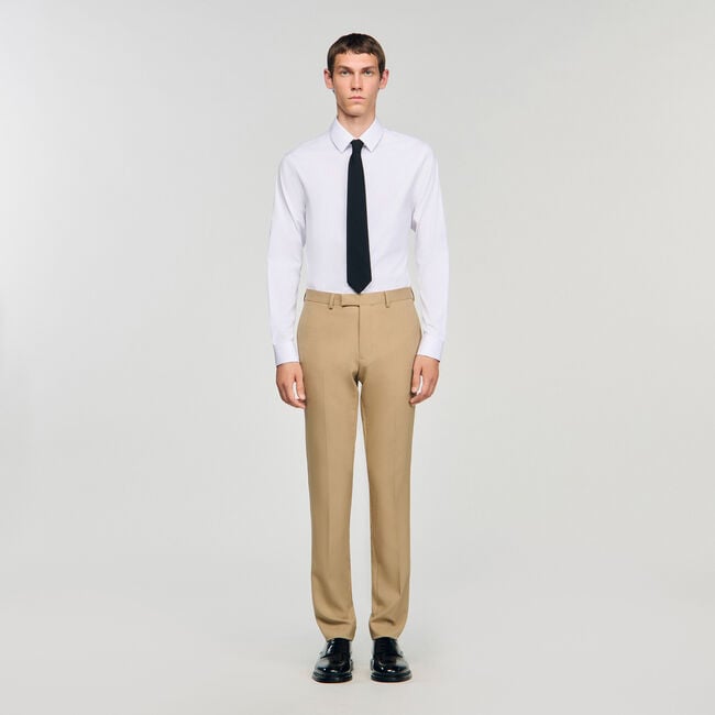 Pantalón de traje de lana
