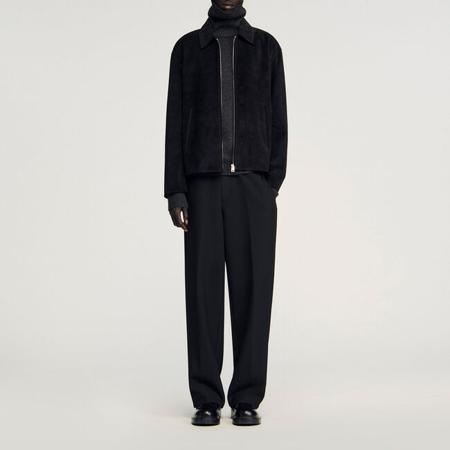 Cazadora minimalista con cuello - Hombre | Sandro