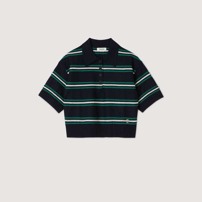 Jersey con cuello de polo