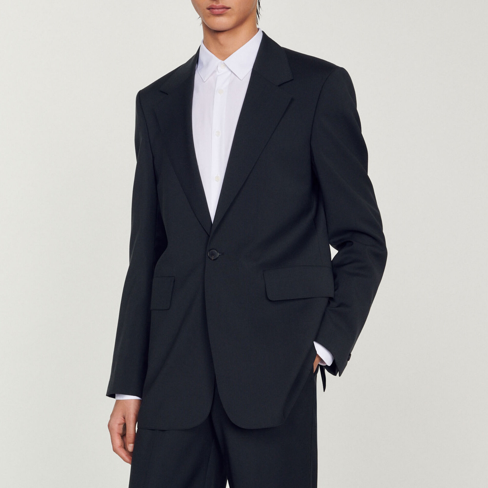 Chaqueta de traje ancha