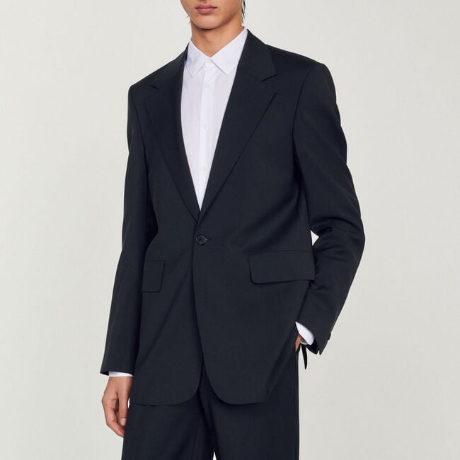 Chaqueta de traje ancha