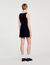Vestido corto de punto terciopelo