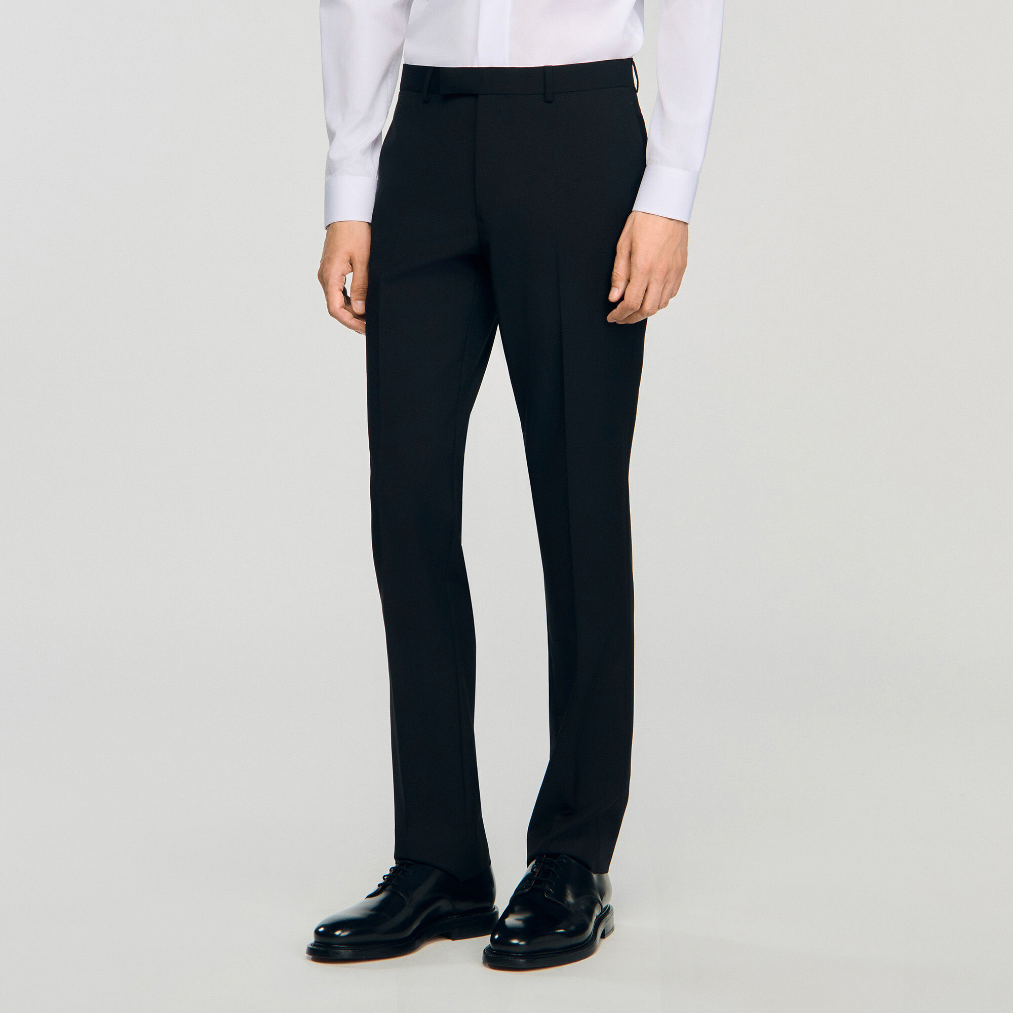 Pantalón detalles satinados