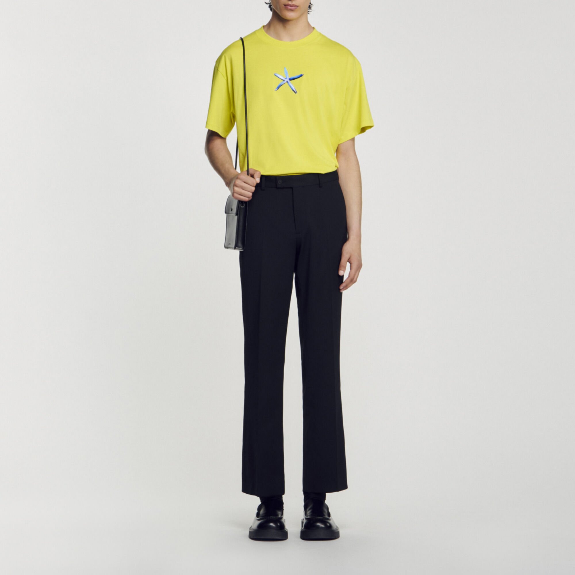 Camiseta con estampado estrella de mar