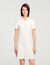 Vestido corto con cuello polo
