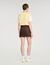 Falda pantalón con pliegue