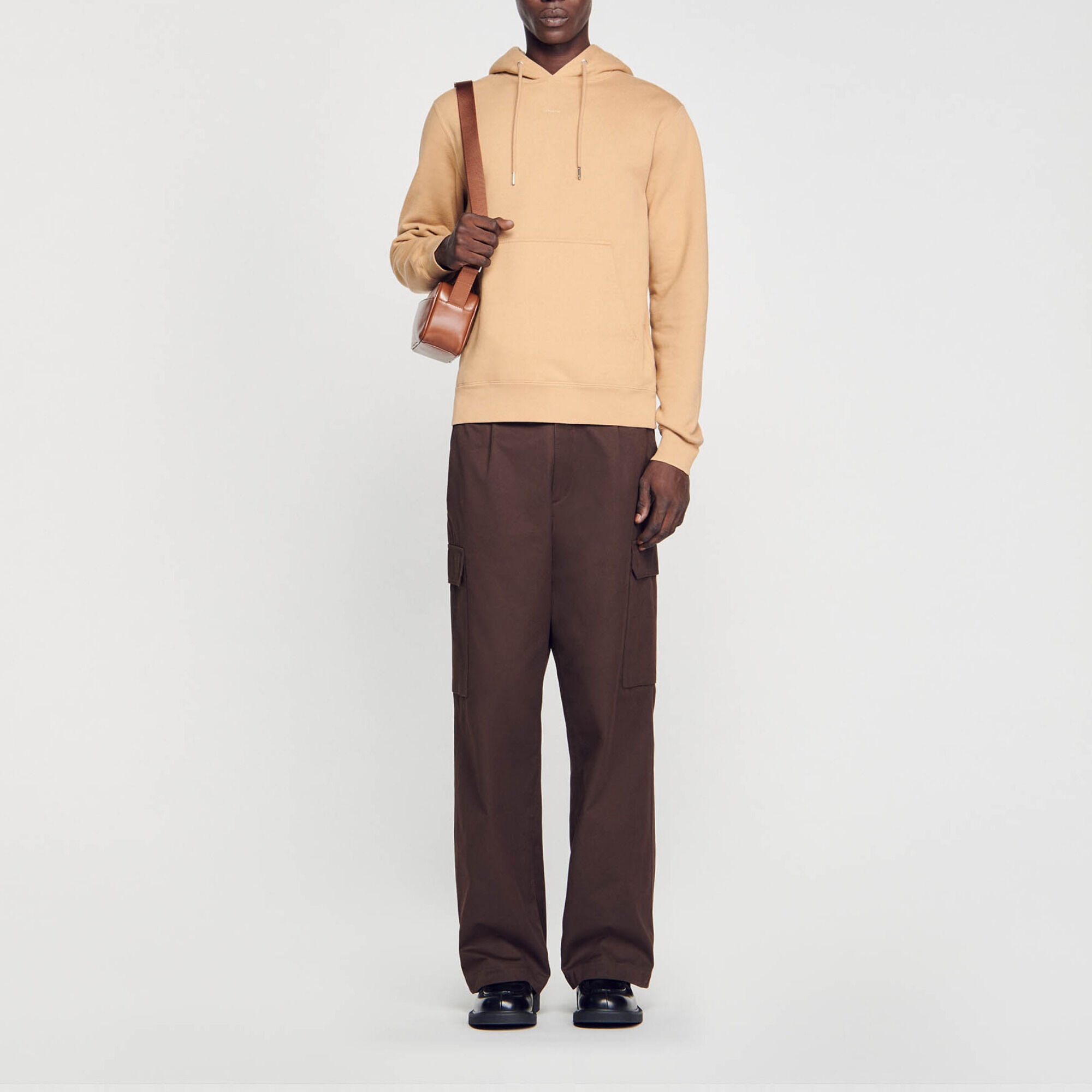 Sudadera hombre bordado algodón orgánico