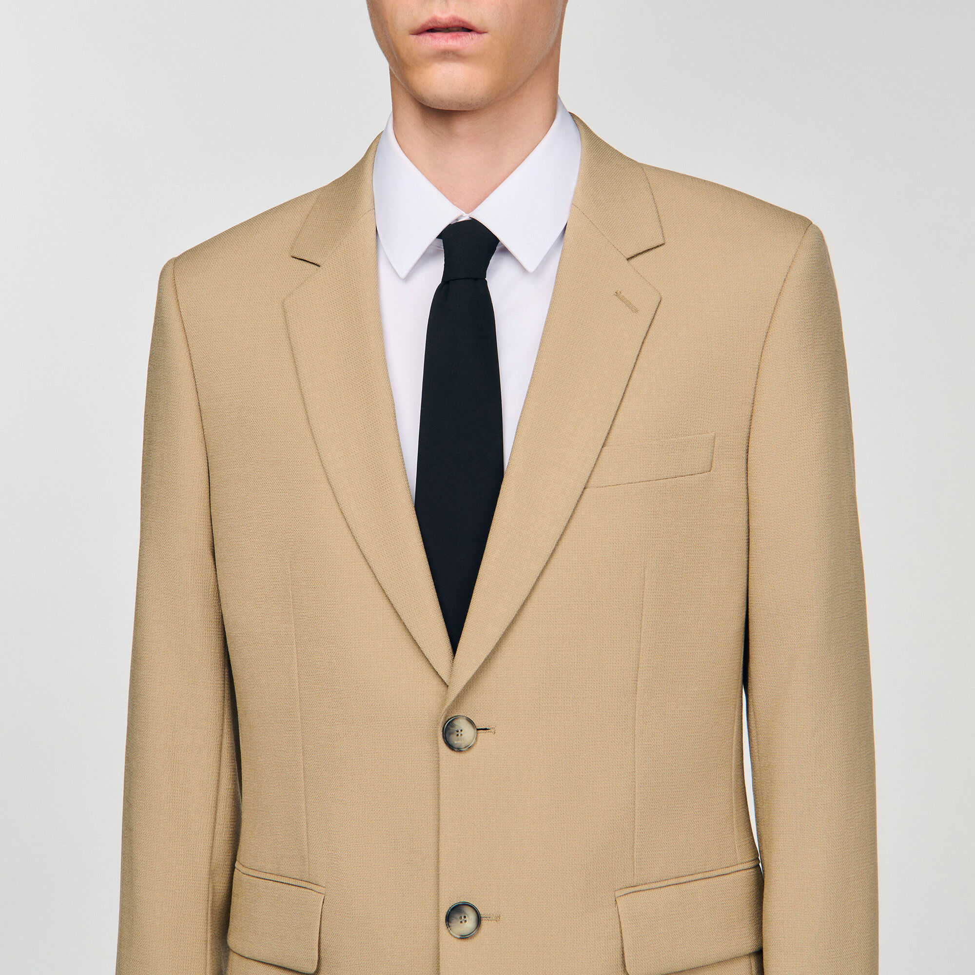 Chaqueta de traje de lana
