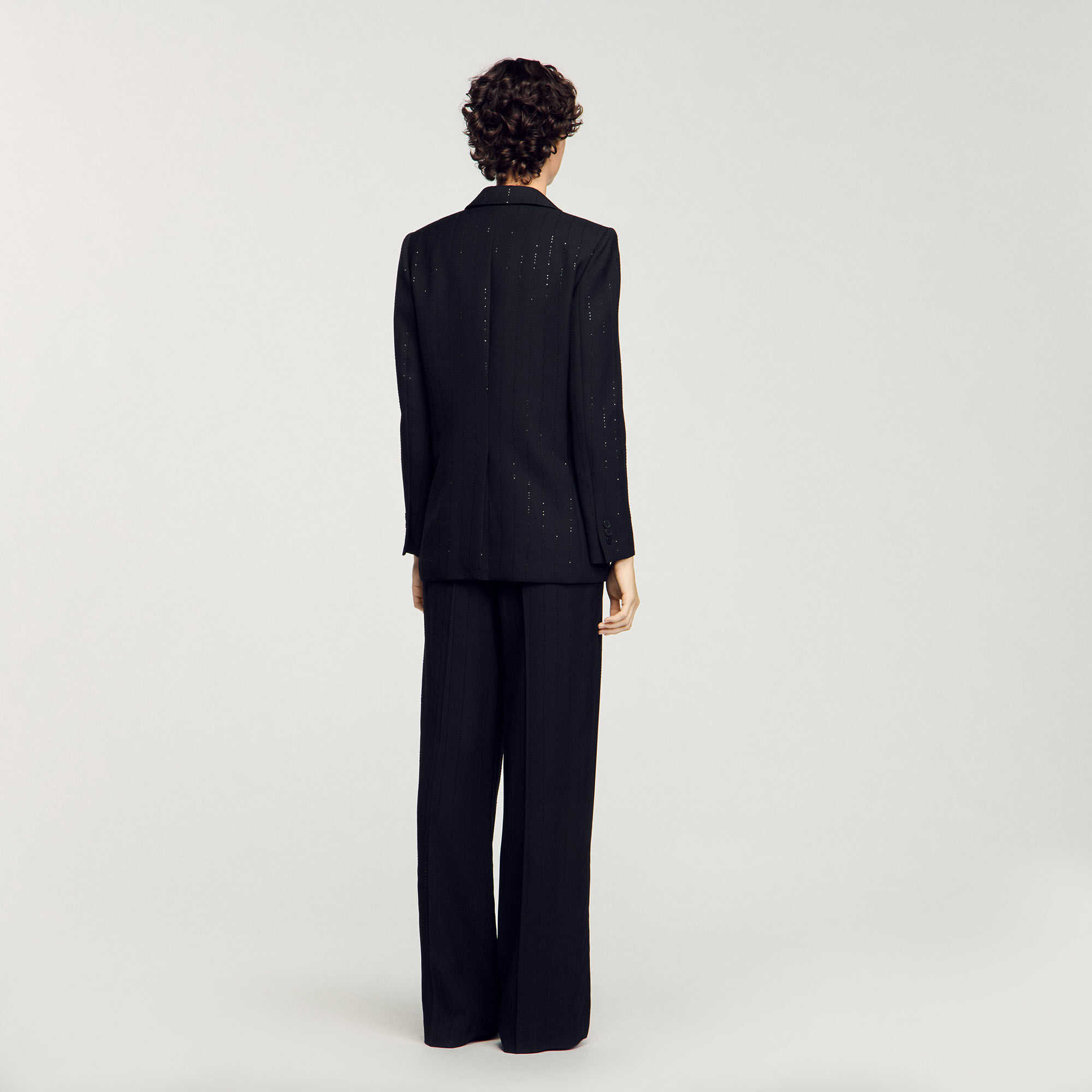 Chaqueta de traje con lentejuelas