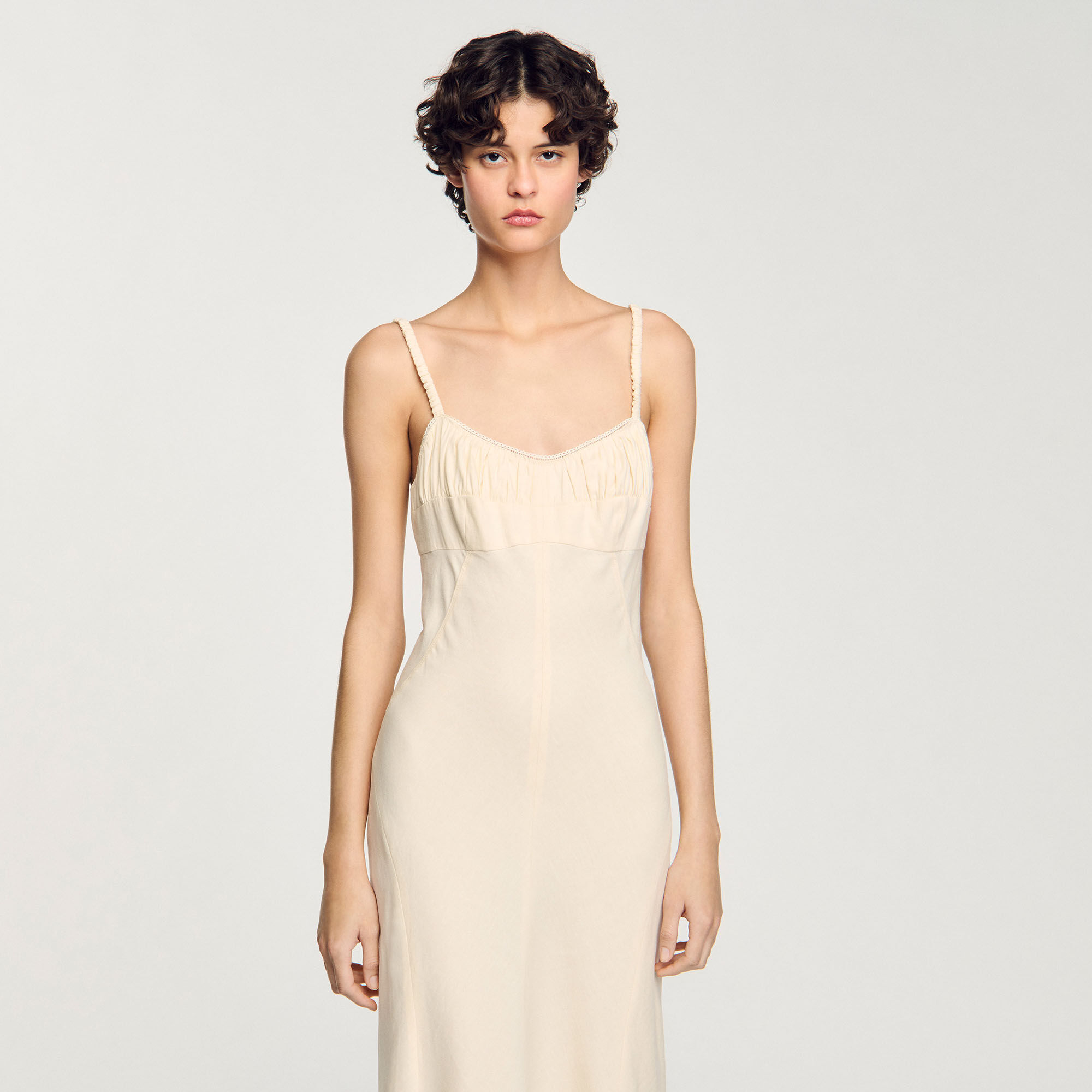 Vestido largo de tirantes