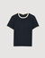 Camiseta bicolor con parche