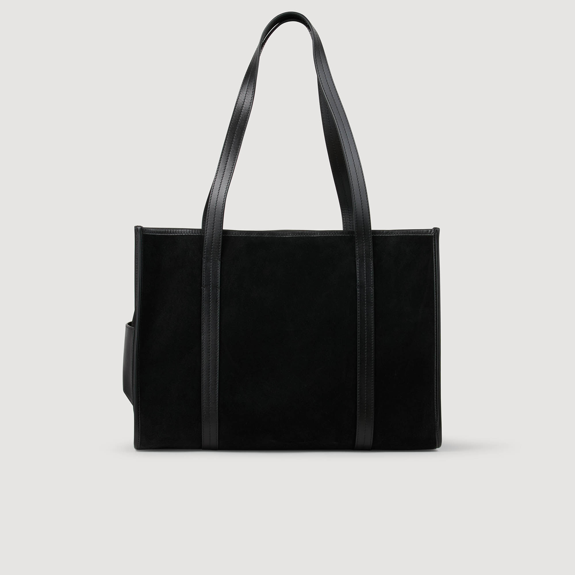 Bolso tote de ante flexible