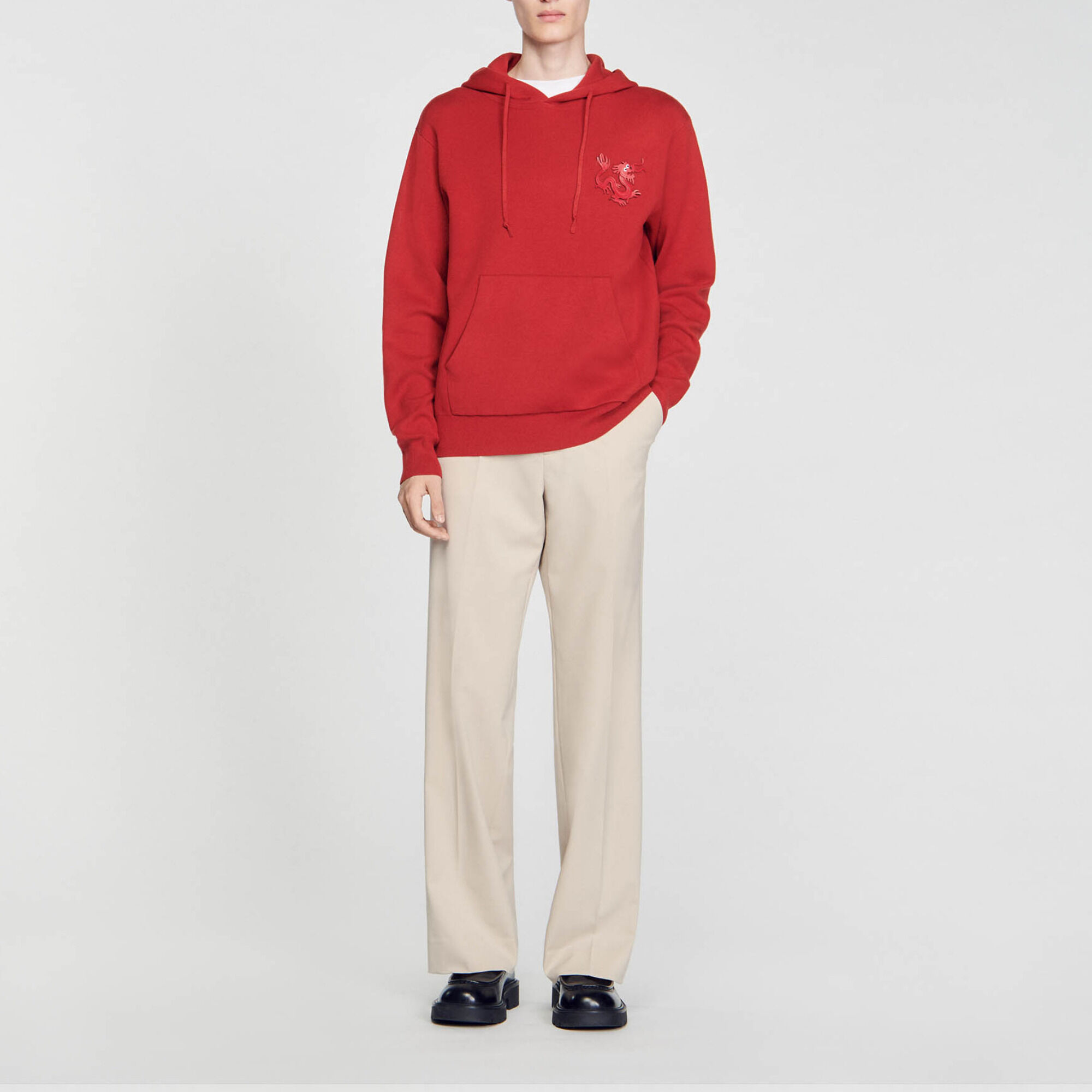 Sudadera con capucha de dragón