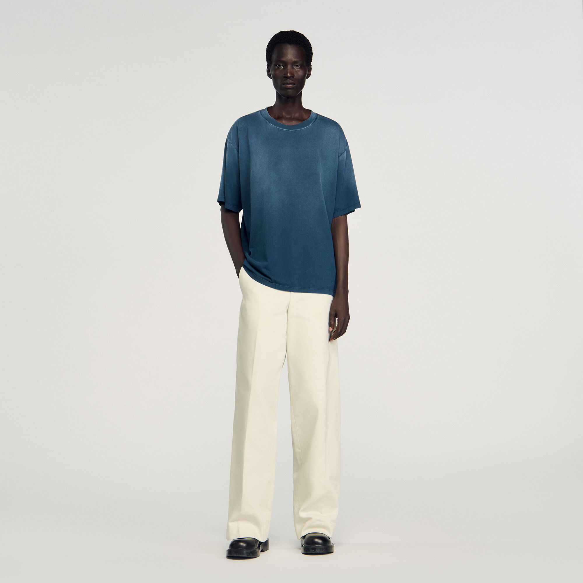 Camiseta oversize de algodón