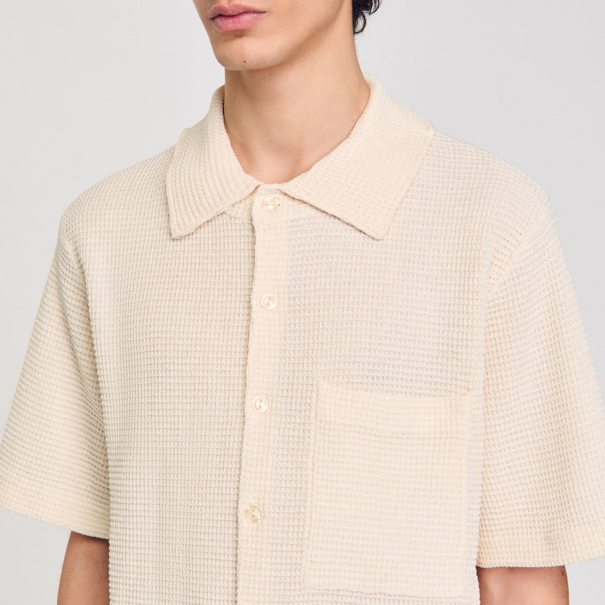 Camisa de nido de abeja