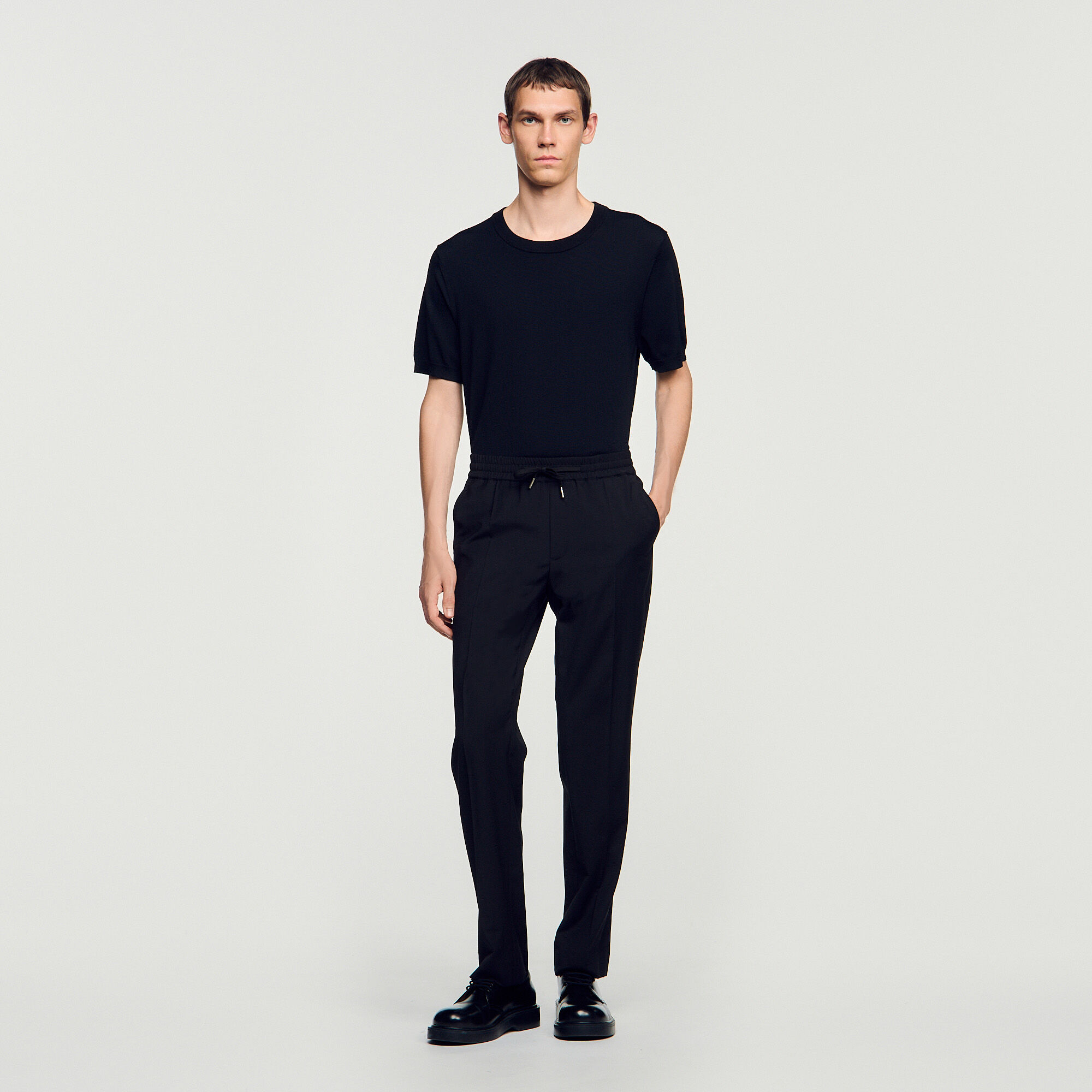 Pantal&oacute;n recto el&aacute;stico - Hombre | Sandro