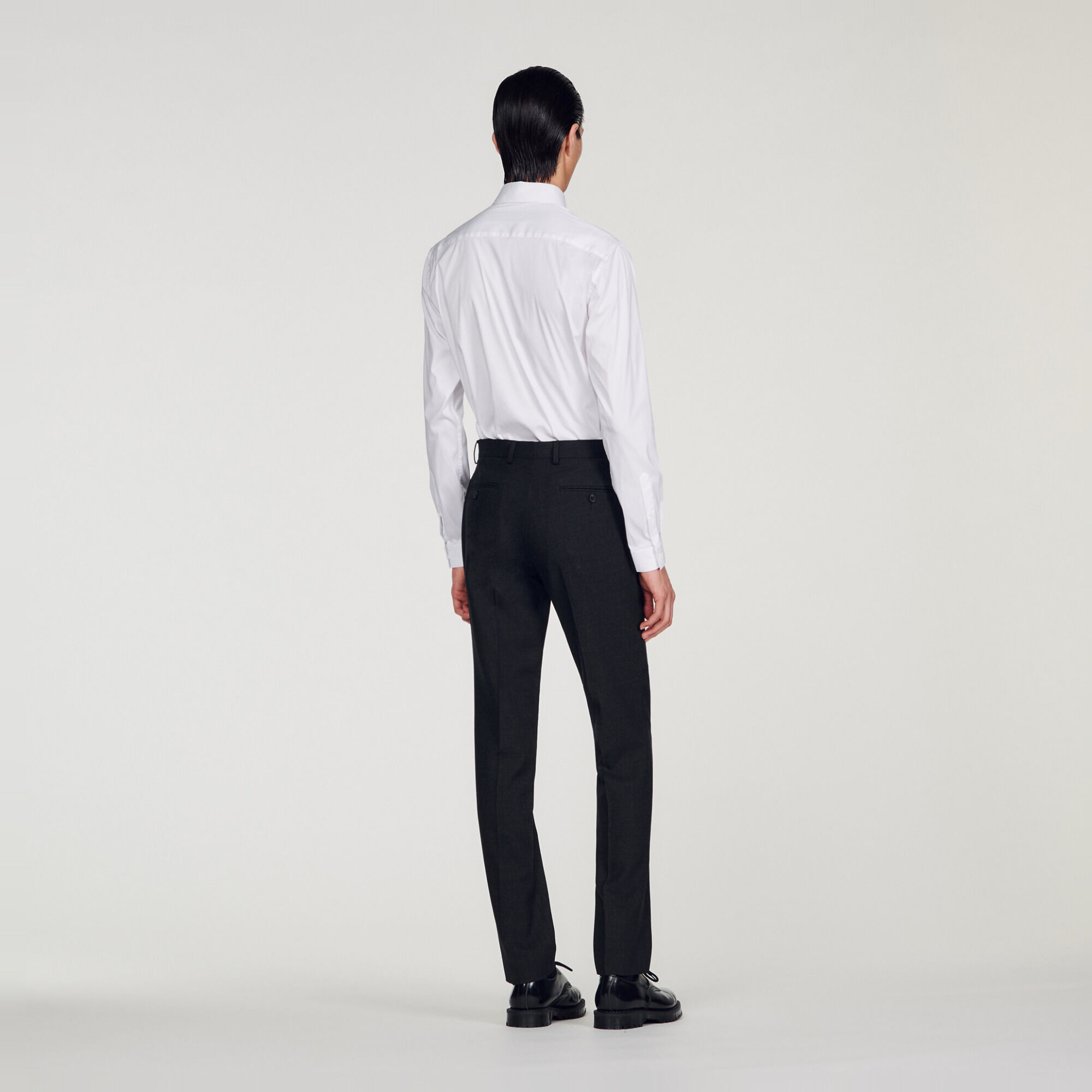 Pantalón de traje de lana