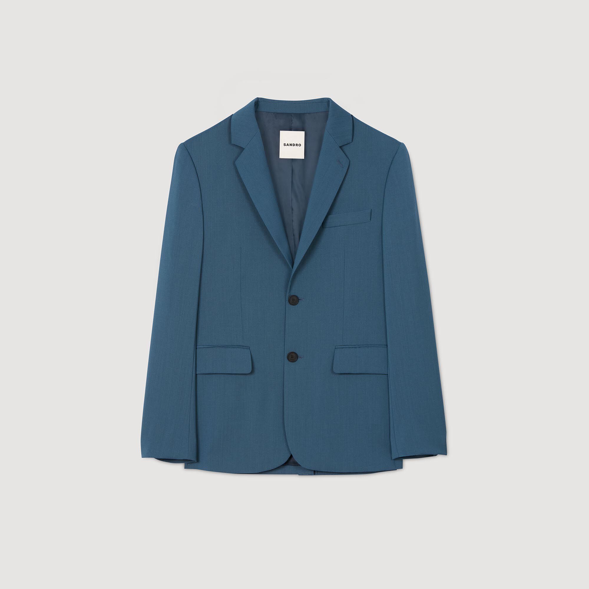 Chaqueta de traje de lana