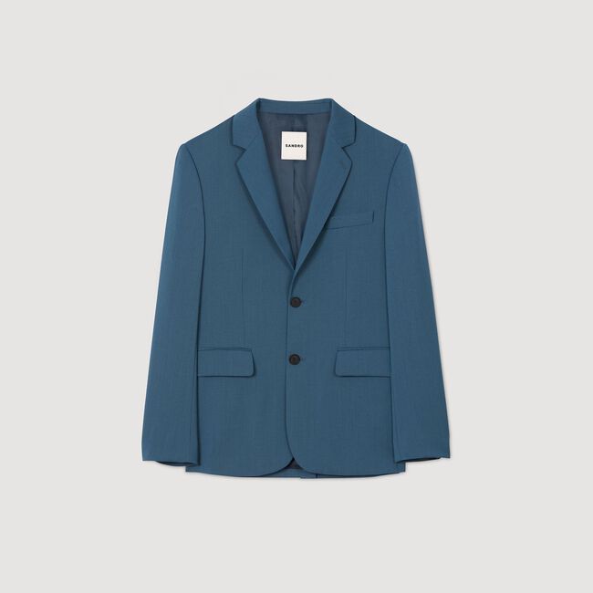 Chaqueta de traje de lana