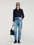 Chaqueta de tweed con volantes