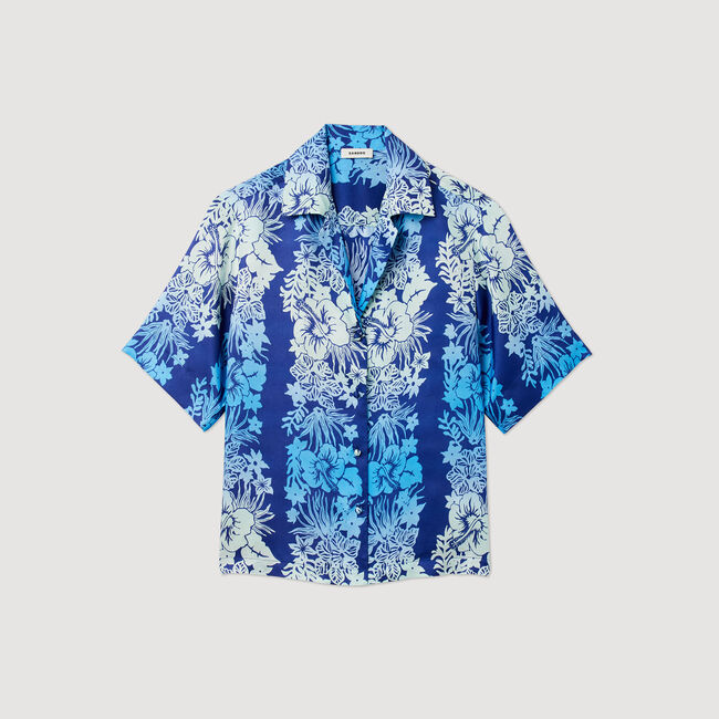 Camisa con estampado Hawaï