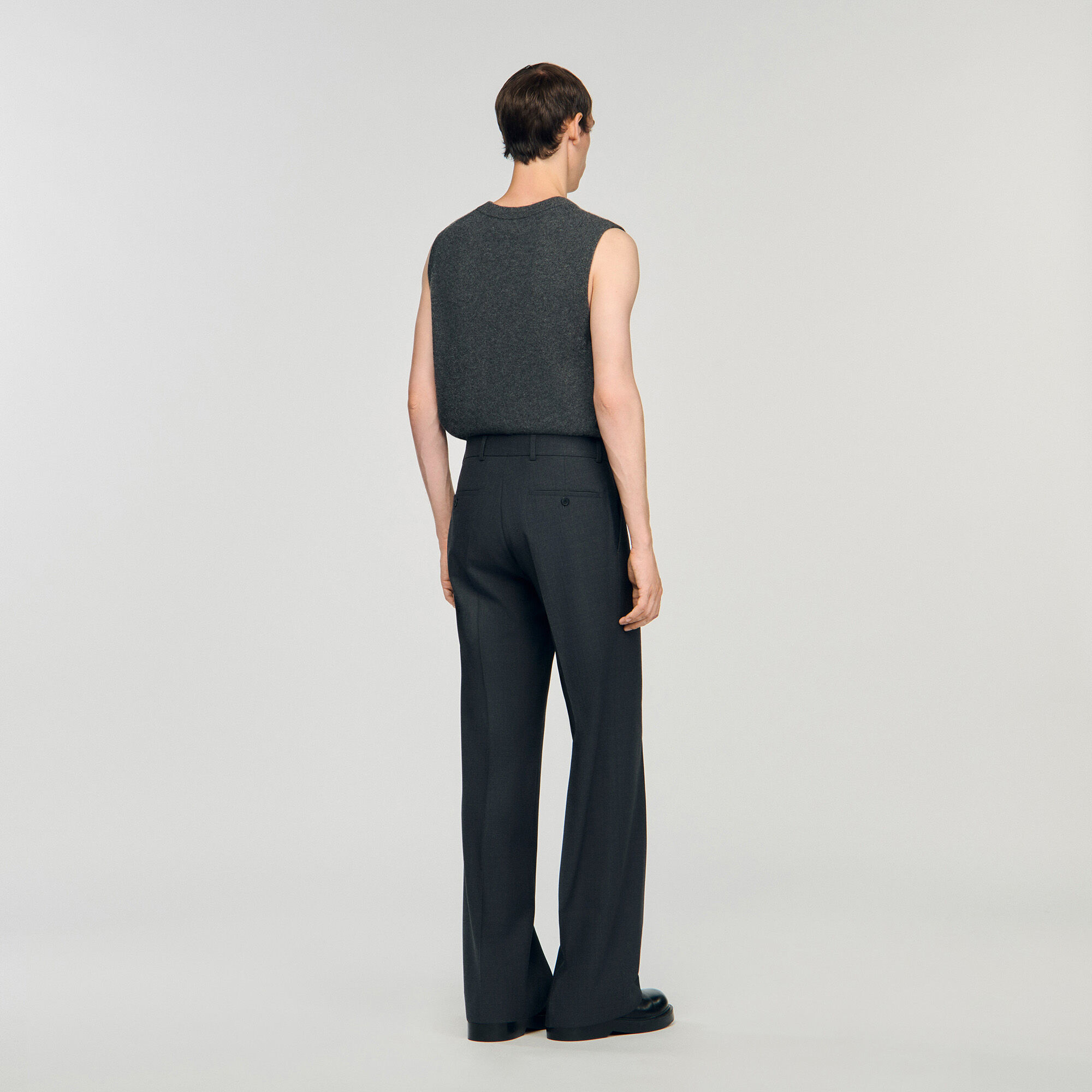 Pantalón de traje de lana
