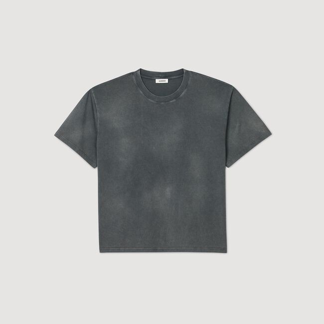 Camiseta efecto descolorido