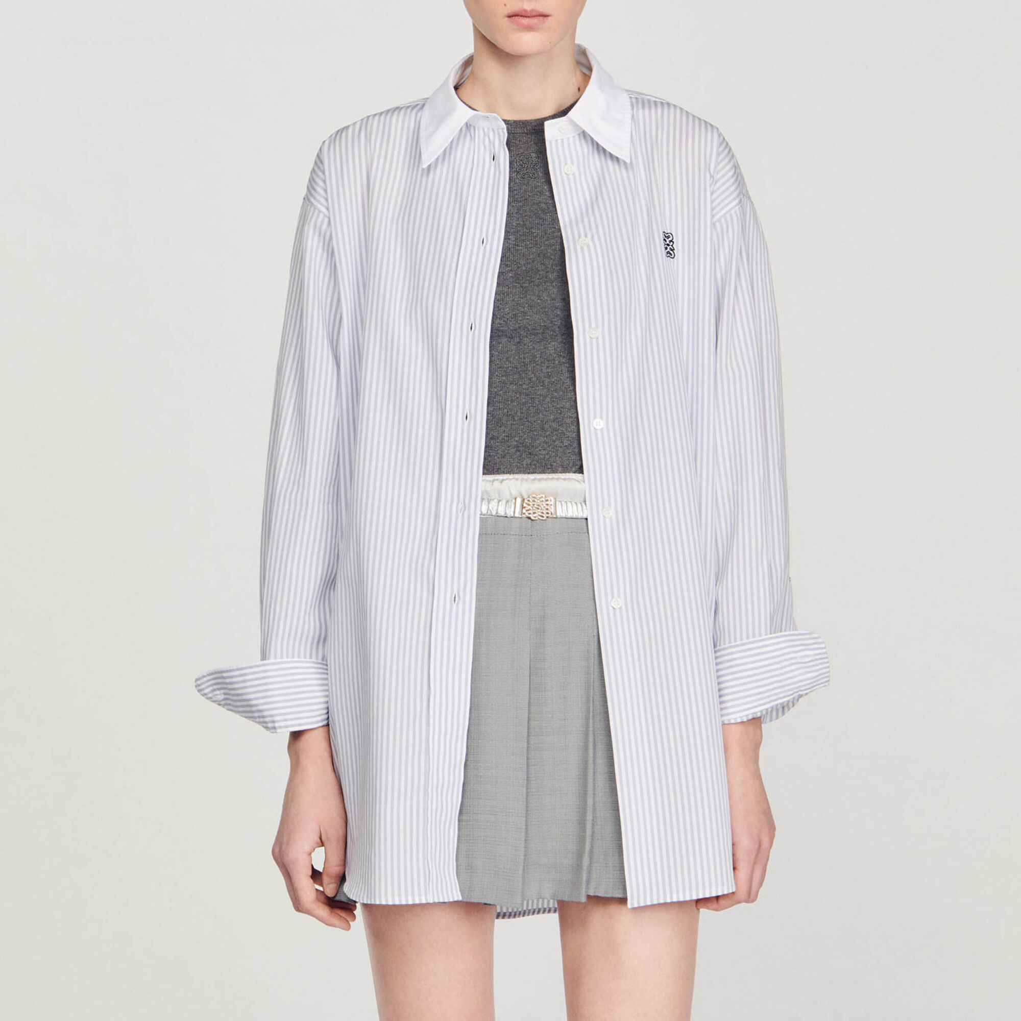 Camisa oversize de rayas