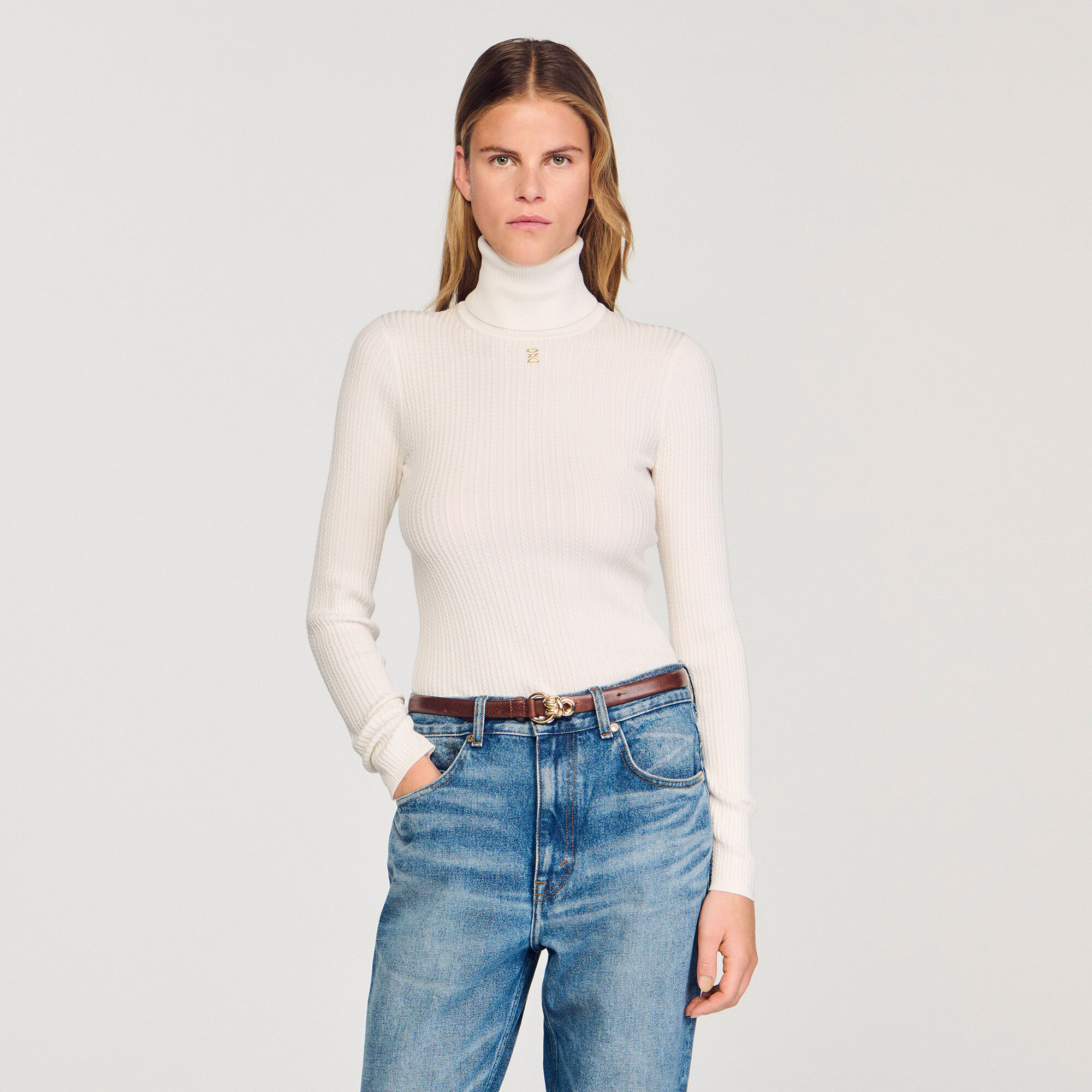 Jersey de cuello alto