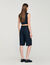Bermudas a rayas con strass