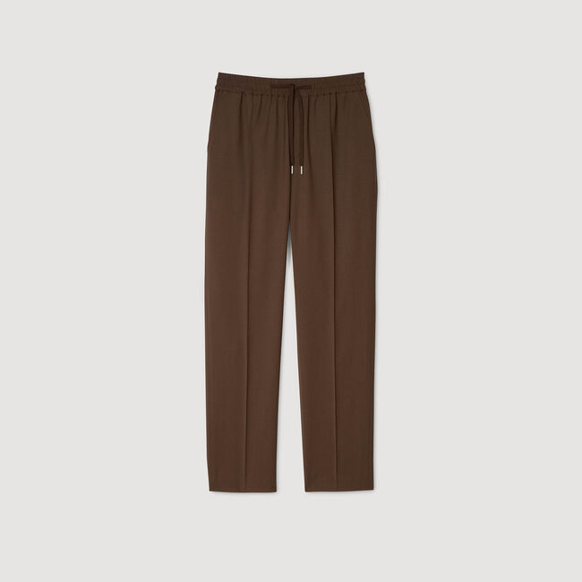 Pantalón recto elástico