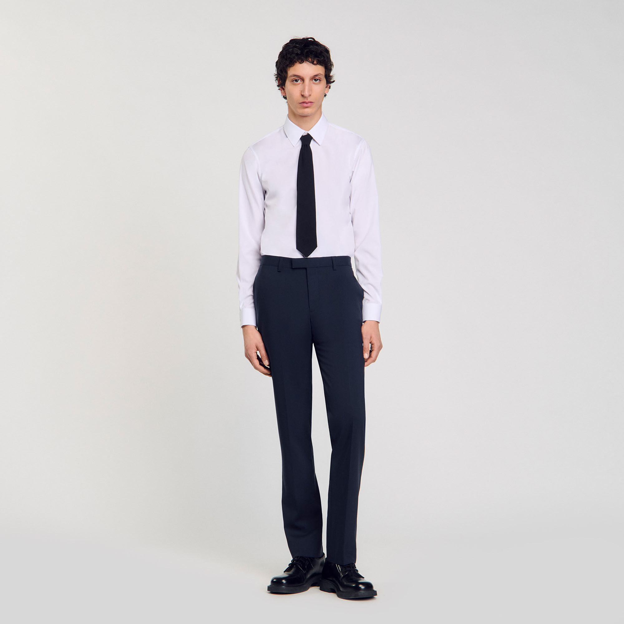 Pantalón de traje de lana