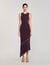 Maxivestido con flecos y cuentas