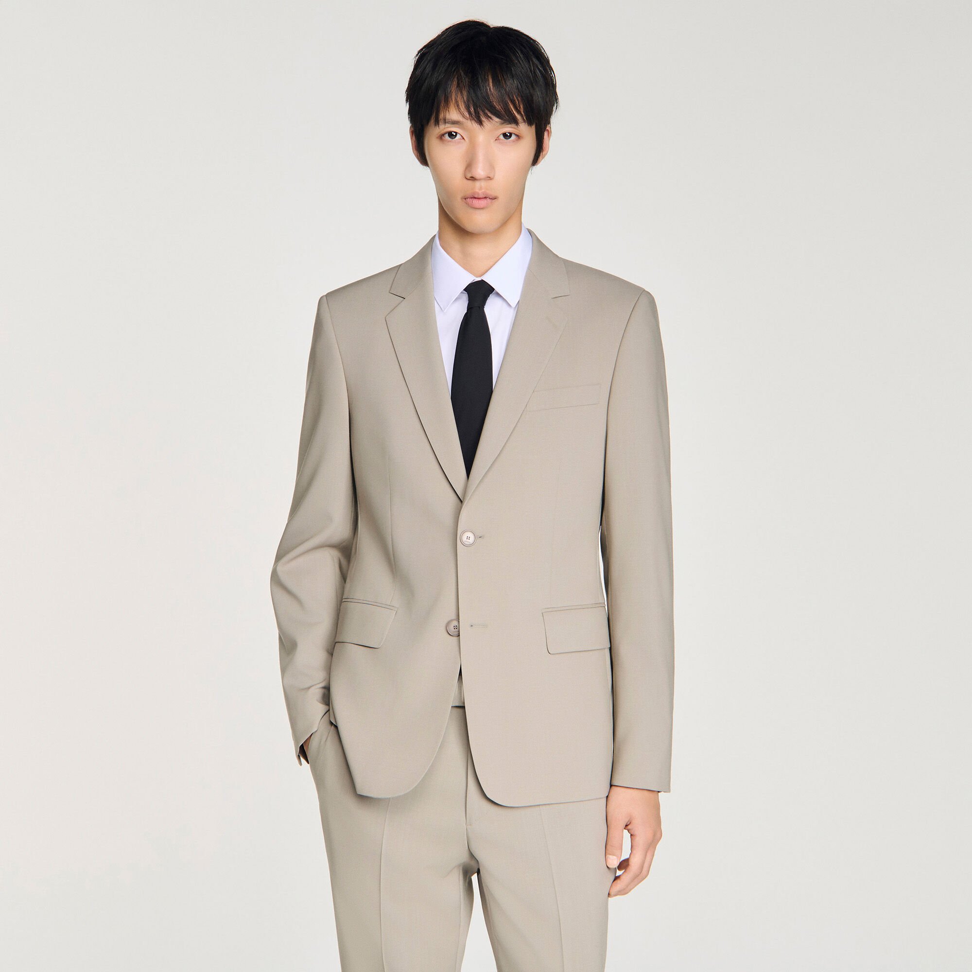 Chaqueta de traje de lana