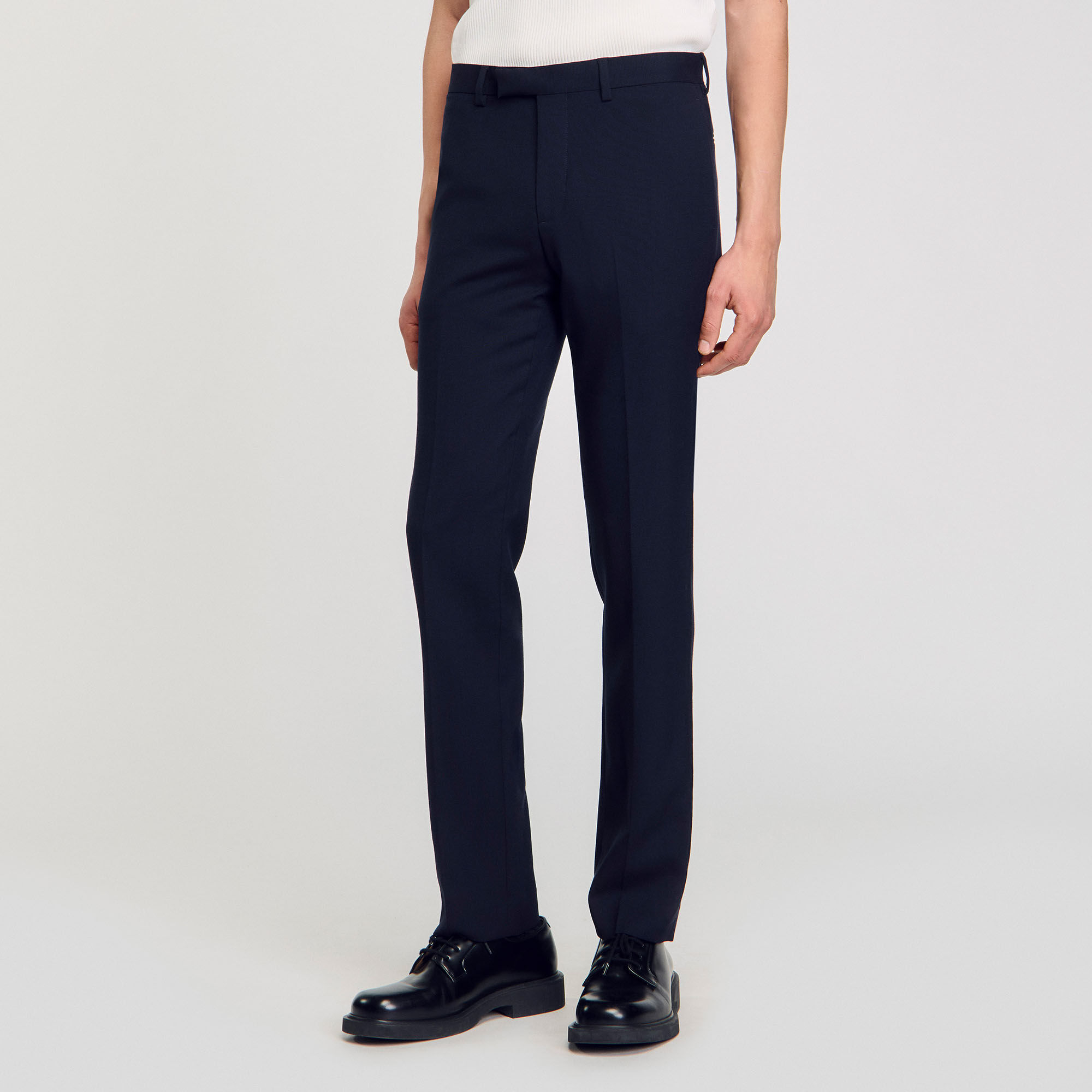 Pantalón de traje de lana